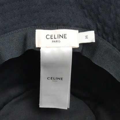 Celine Logo Print Hat Black — view 6
