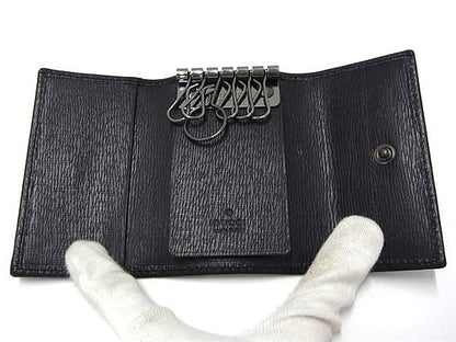 Gucci Leather 6 Key Case Key Holder — view 3