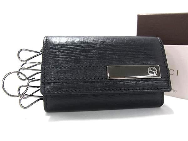 Gucci Leather 6 Key Case Key Holder
