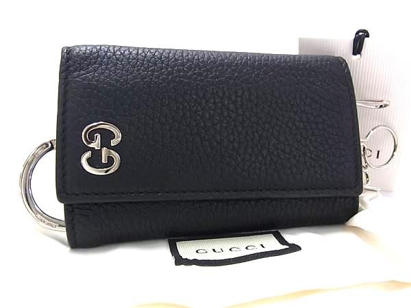 Gucci Leather 6 Key Case Key Holder