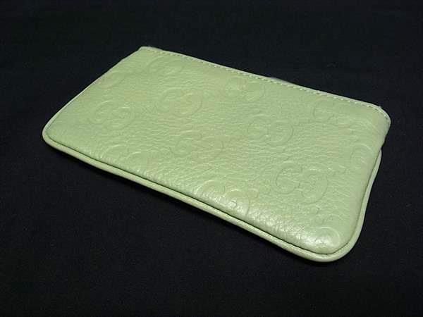 Gucci Guccissima Leather Coin Case Purse — view 2