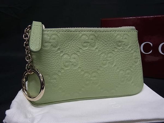 Gucci Guccissima Leather Coin Case Purse