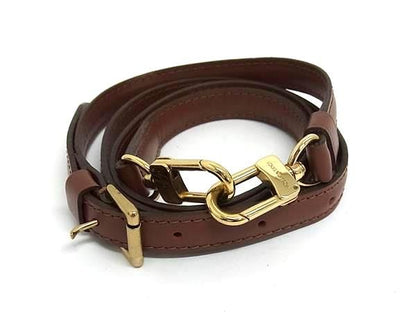 Louis Vuitton Leather Sleda Shoulder Bag Crossbody Brown