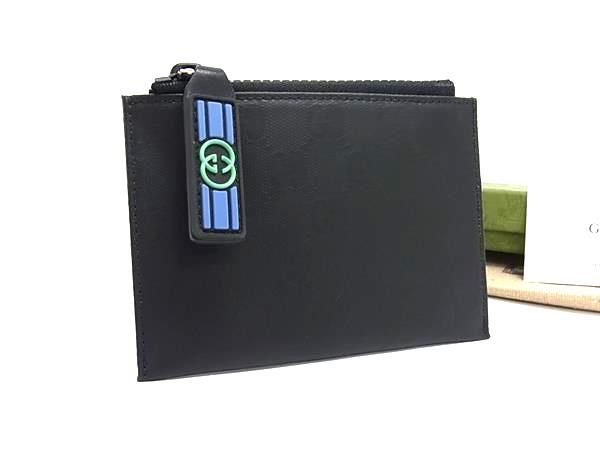 Gucci Interlocking GG Pattern Case Black Card Holder