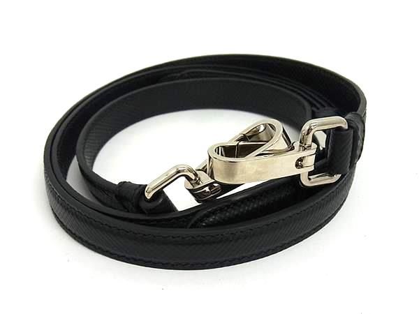 Prada Saffiano Leather Sleda Crossbody Strap