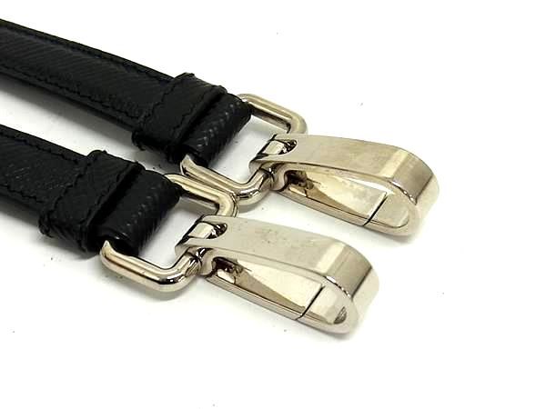 Prada Saffiano Leather Sleda Crossbody Strap — view 3