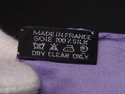 Hermes Carre 40 shu Silk 100% Scarf Purple — view 6