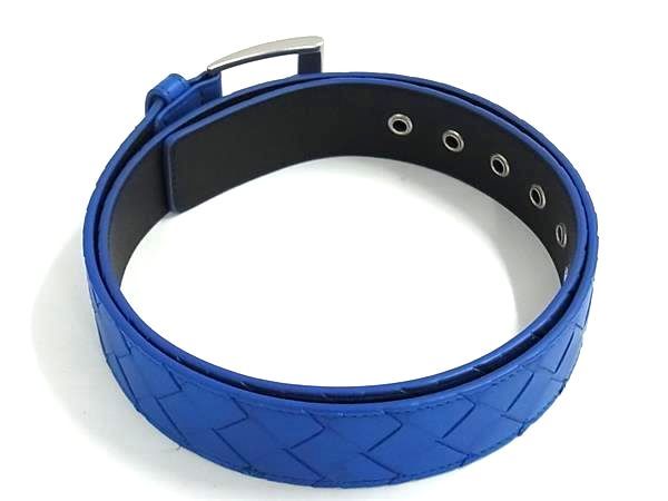 Bottega Veneta Leather Silver leto 95 cm Blue Shoulder Bag — view 2