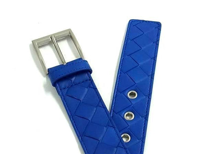 Bottega Veneta Leather Silver leto 95 cm Blue Shoulder Bag — view 3