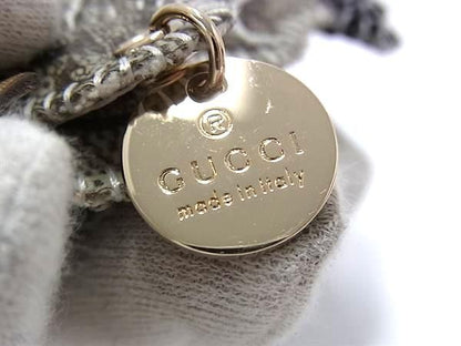 Gucci Aleto GG Pattern Key Holder Charm Brown — view 3