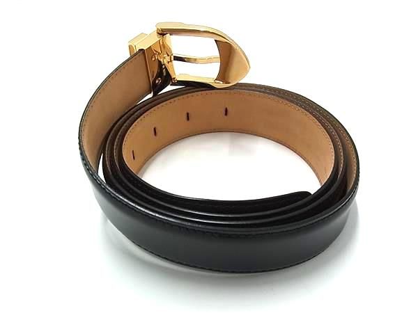 Louis Vuitton Ceinture Ninelasnine Leather Gold leto Black Shoulder Bag — view 2