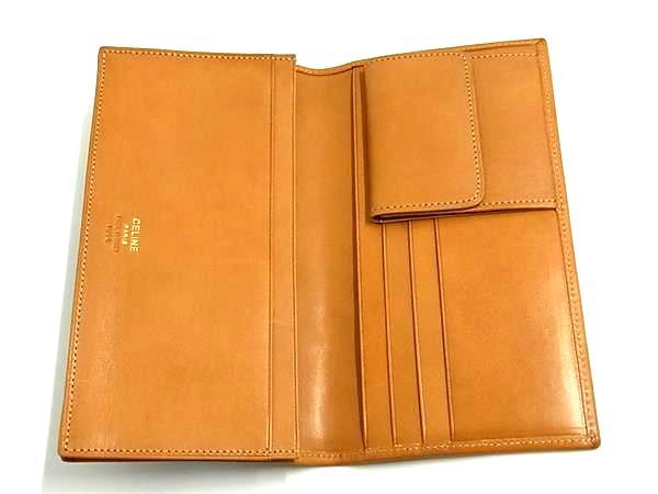 Celine Leather Wallet Coin Purse Brown — view 3