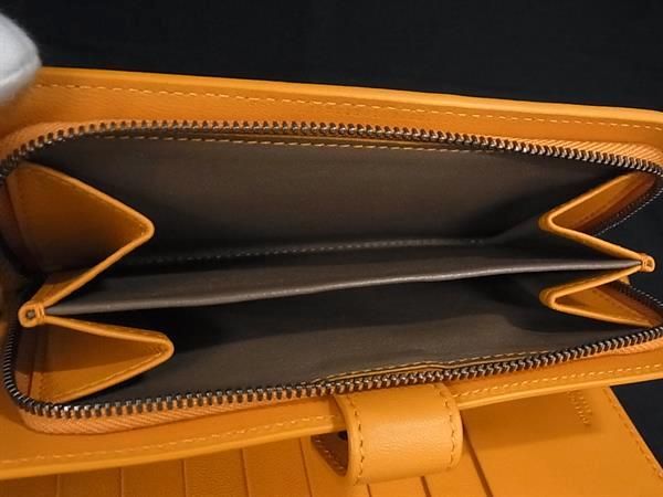 Bottega Veneta Leather Wallet Yellow — view 5