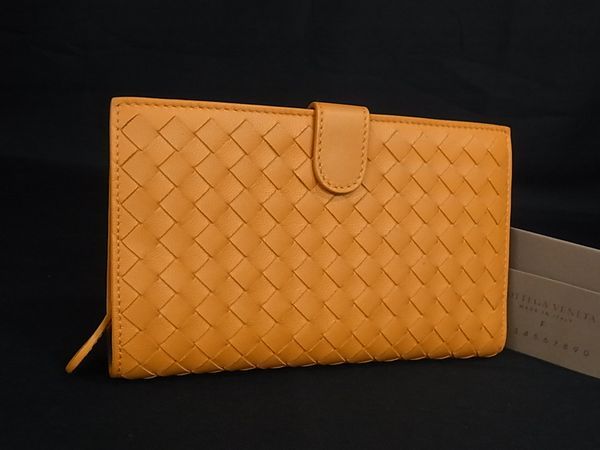 Bottega Veneta Leather Wallet Yellow