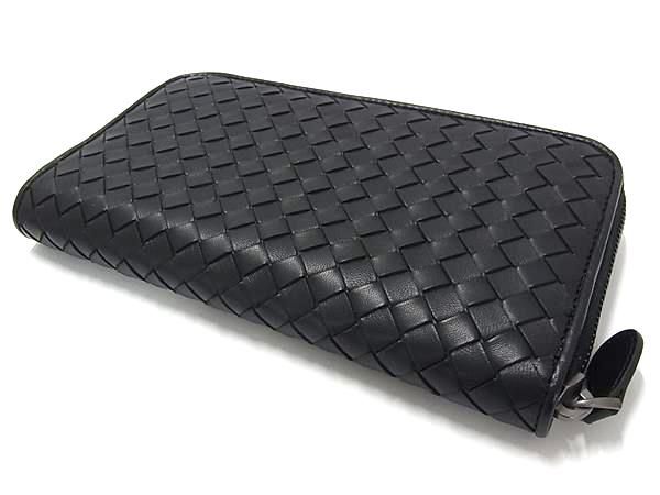 Bottega Veneta Leather Wallet Coin Purse Black — view 2