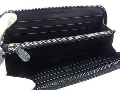 Bottega Veneta Leather Wallet Coin Purse Black — view 3