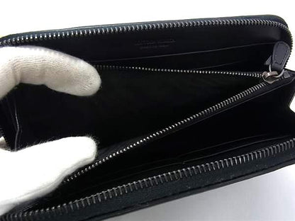 Bottega Veneta Leather Wallet Coin Purse Black — view 4