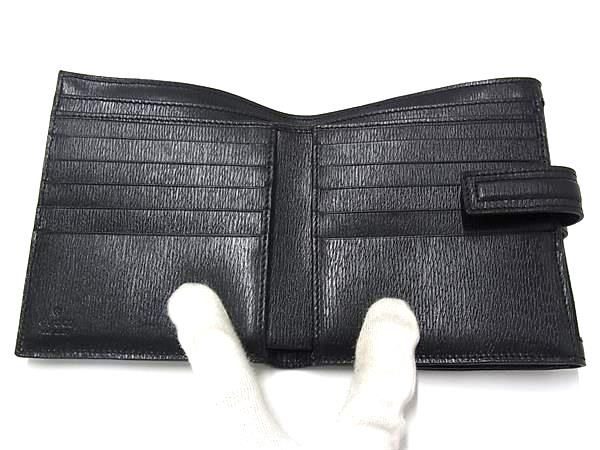 Gucci 035 Canvas Leather Wallet Coin Purse Black — view 3