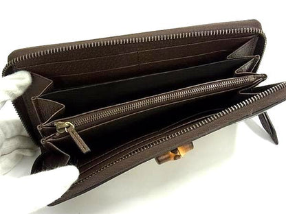 Gucci Daa GG Canvas Leather Wallet Brown — view 3