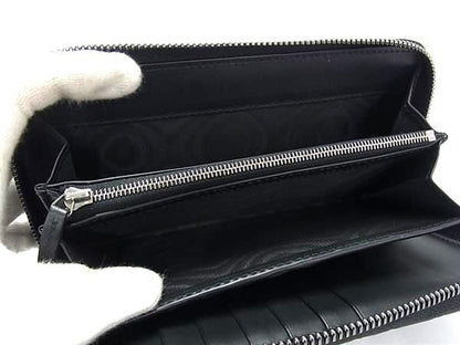 Gucci Guccissima Leather Wallet Coin Purse Black — view 4