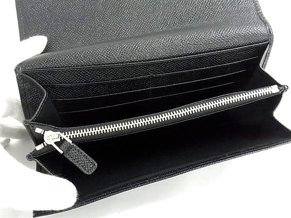 Bvlgari Bule Ninelasko Leather Wallet Coin Purse Black — view 4