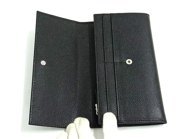 Bvlgari Bule Ninelasko Leather Wallet Coin Purse Black — view 3