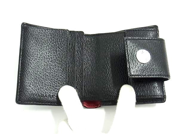 Bvlgari Bule Logo Canvas Leather Wallet Coin Purse Black — view 3