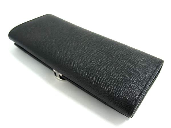 Bvlgari Leather Wallet Coin Purse Black — view 2