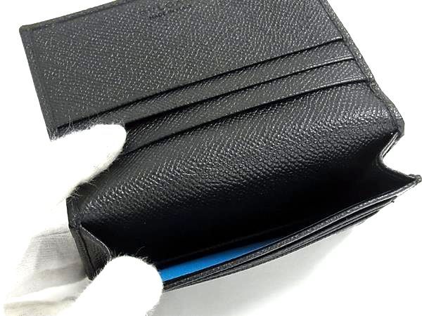Bvlgari Leather Card Case Black — view 4