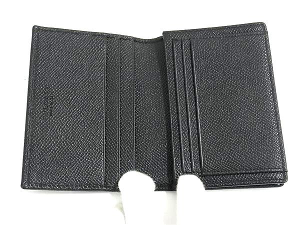 Bvlgari Leather Card Case Black — view 3