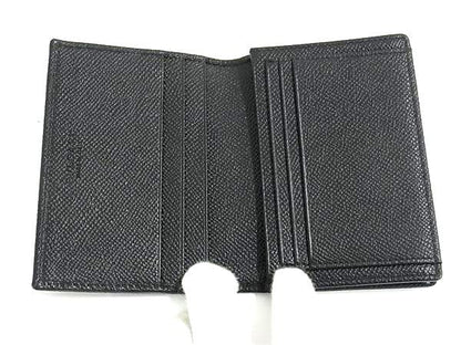 Bvlgari Leather Card Case Black — view 3