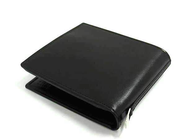 Gucci 034 Leather Wallet Coin Purse Black — view 2