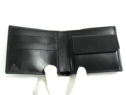Gucci 034 Leather Wallet Coin Purse Black — view 3