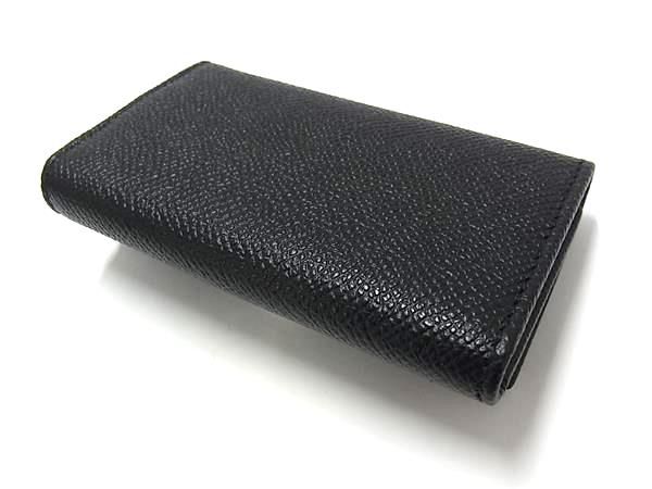 Bvlgari Leather 6 Key Case Black Key Holder — view 2