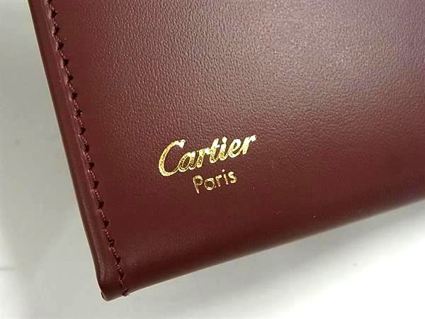 Cartier Leather Card Case Bordeaux — view 5