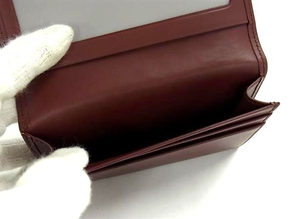 Cartier Leather Card Case Bordeaux — view 4