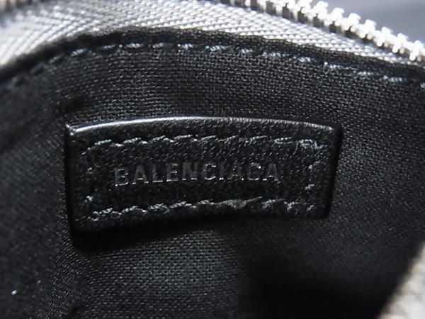 Balenciaga Cagole Coin Case Purse Silver — view 4