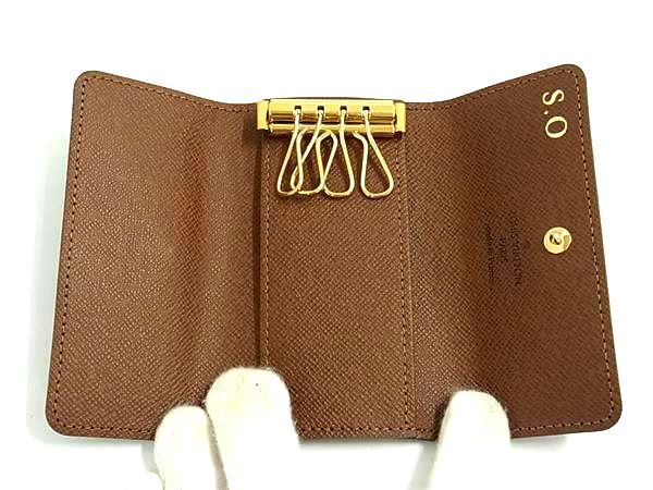 Louis Vuitton Monogram Multicles 4 Key Case Brown Key Holder — view 3