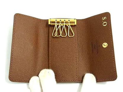 Louis Vuitton Monogram Multicles 4 Key Case Brown Key Holder — view 3
