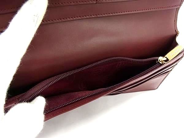 Cartier Leather Wallet Coin Purse LadyBordeaux — view 5