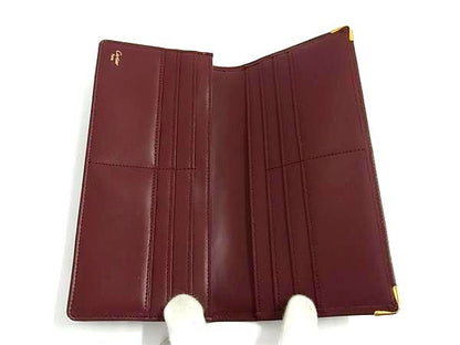 Cartier Leather Wallet Coin Purse LadyBordeaux — view 3