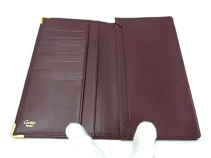 Cartier Leather Wallet Bordeaux — view 3