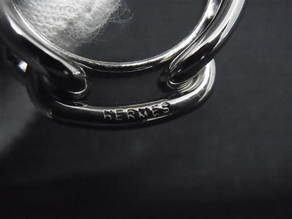 Hermes Chaine D'ancre Scarf Ring Silver — view 3