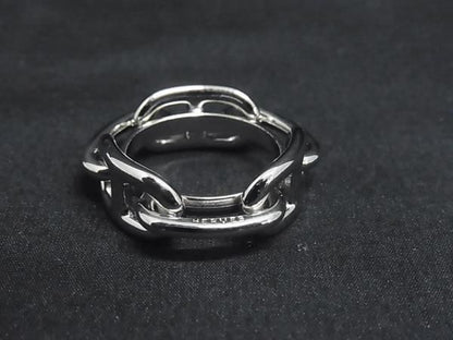 Hermes Chaine D'ancre Scarf Ring Silver — view 2