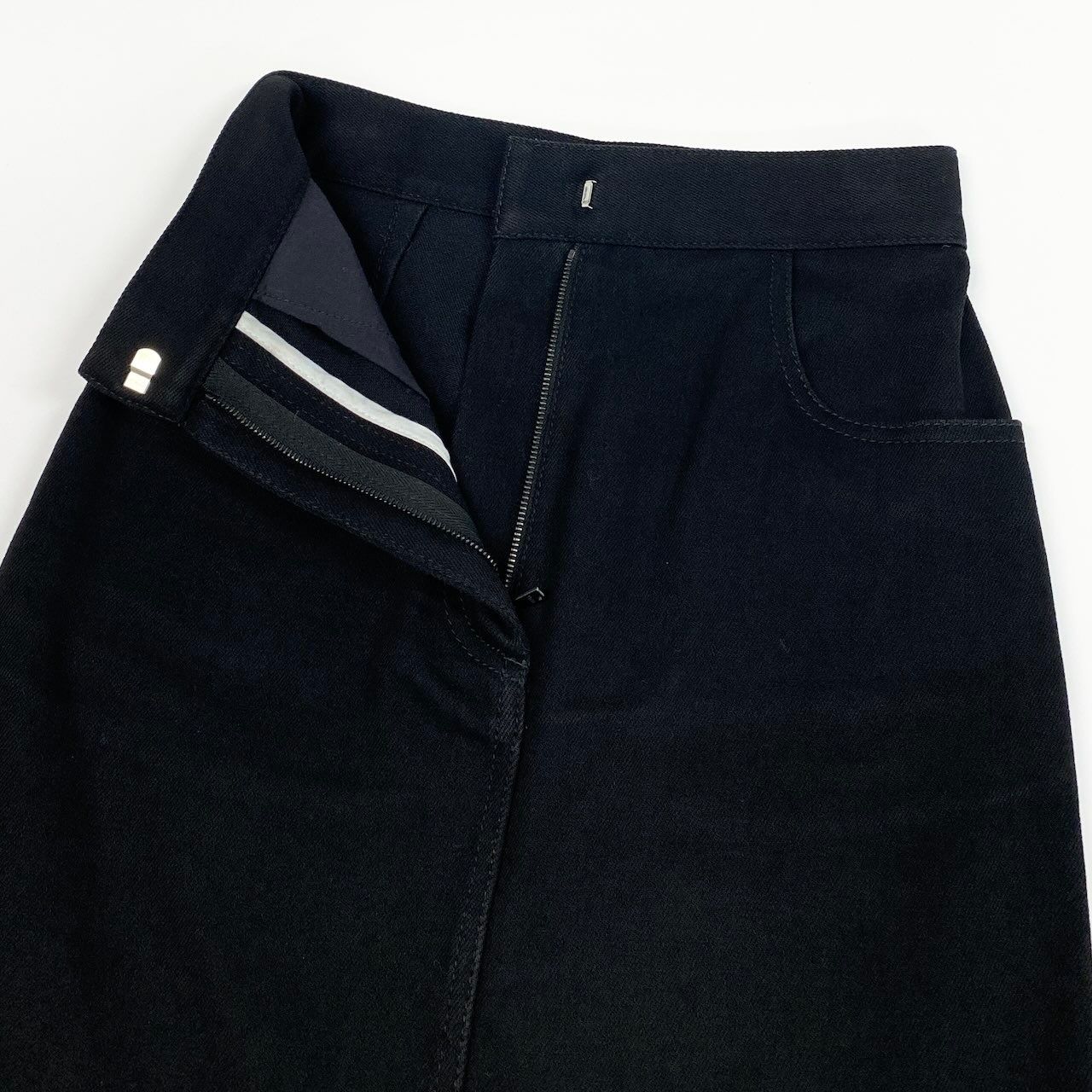 Fendi Tight Mini Skirt Cotton 36 Black — view 4