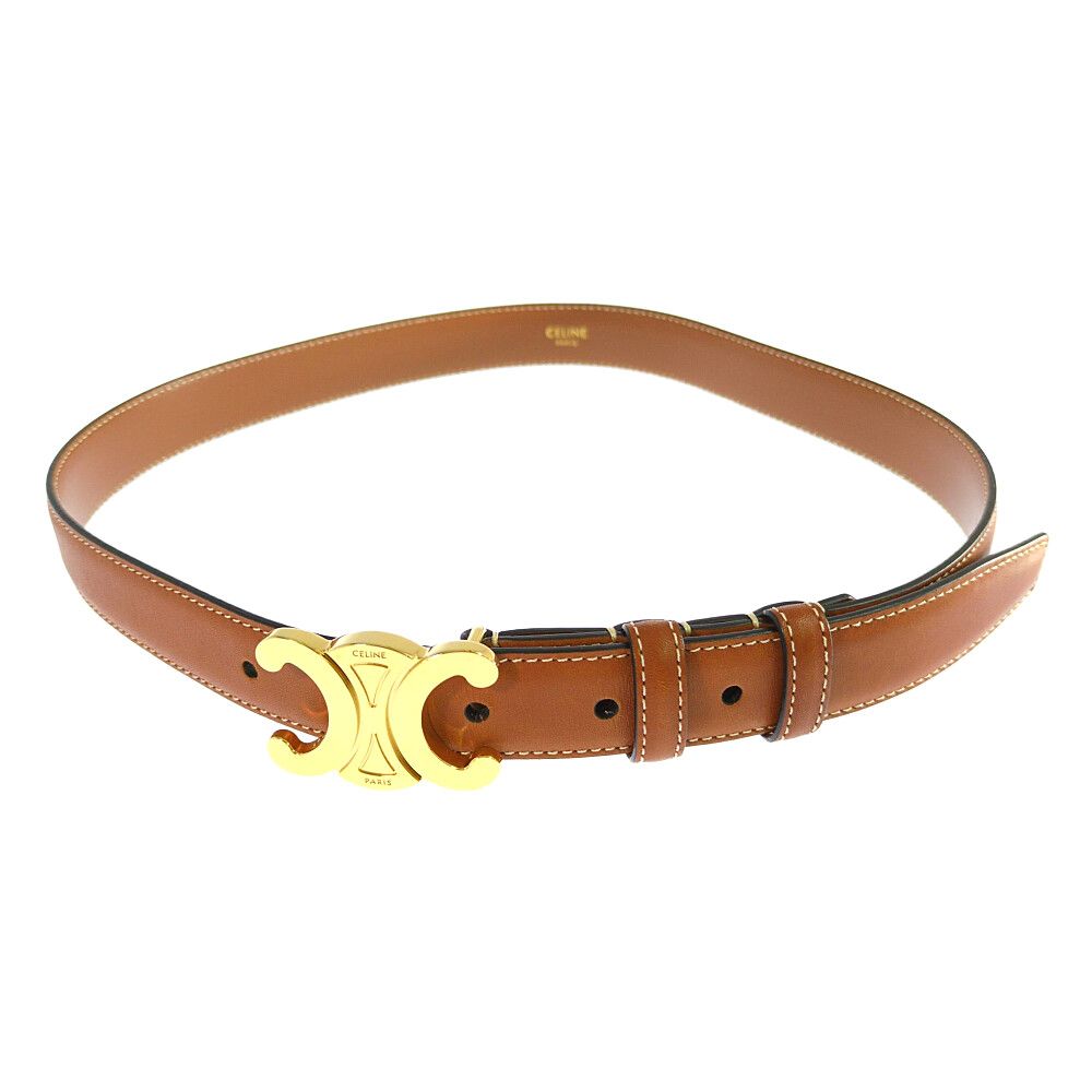 Celine Triomphe leto Brown Belt — view 2