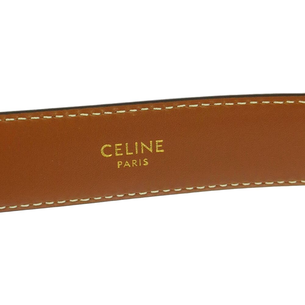 Celine Triomphe leto Brown Belt — view 5