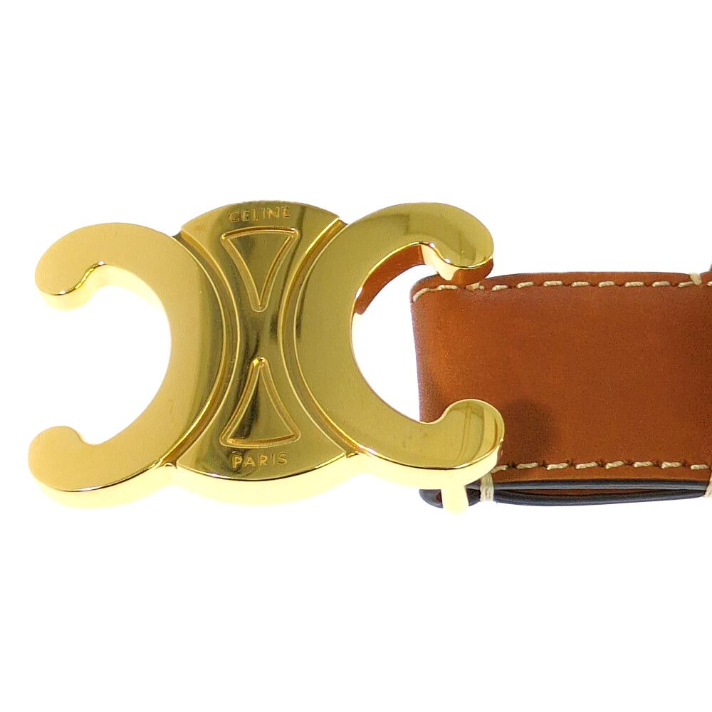 Celine Triomphe leto Brown Belt — view 3