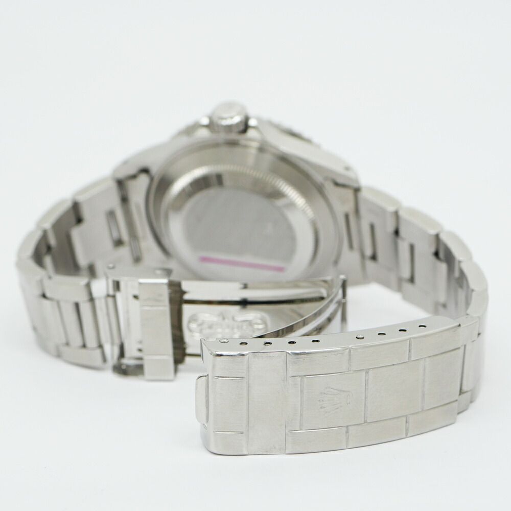 Rolex Submariner Date Number Aging Blue Gray Bezel SS Tritium Black Dial — view 3