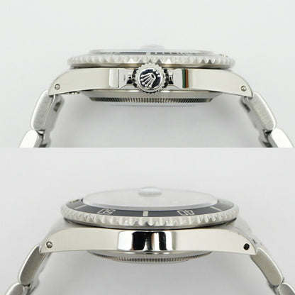Rolex Submariner Date Number Aging Blue Gray Bezel SS Tritium Black Dial — view 6